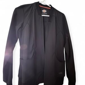 Dickies Black Scrub Jacket